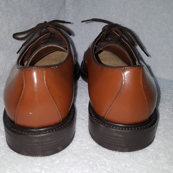 Kf Ltd. Mens Cap Toe Lace Up Leather Shoes - Picture 3 of 8